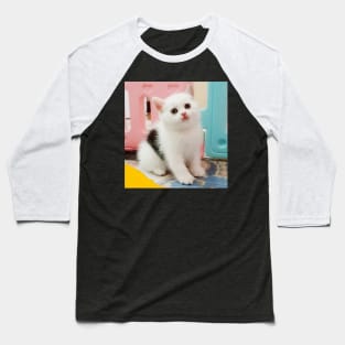 3 color cute cats Baseball T-Shirt